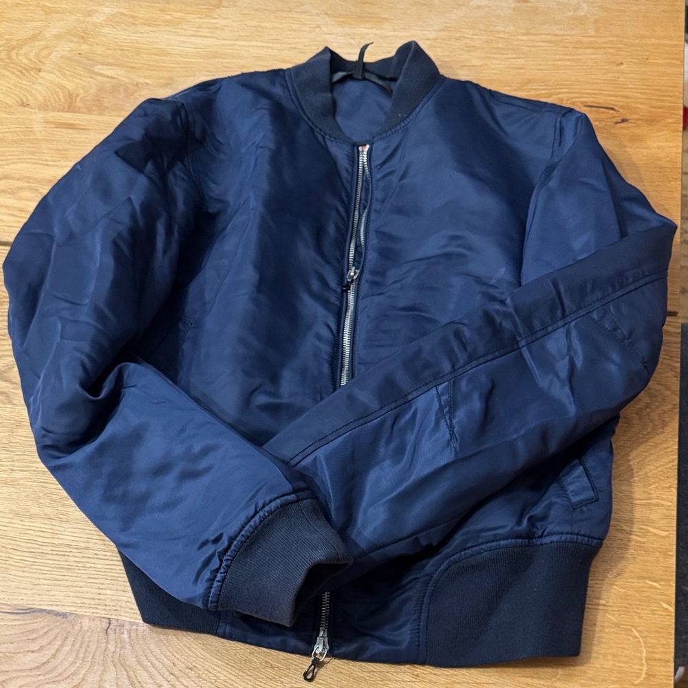 rag & bone Navy Bomber Jacket